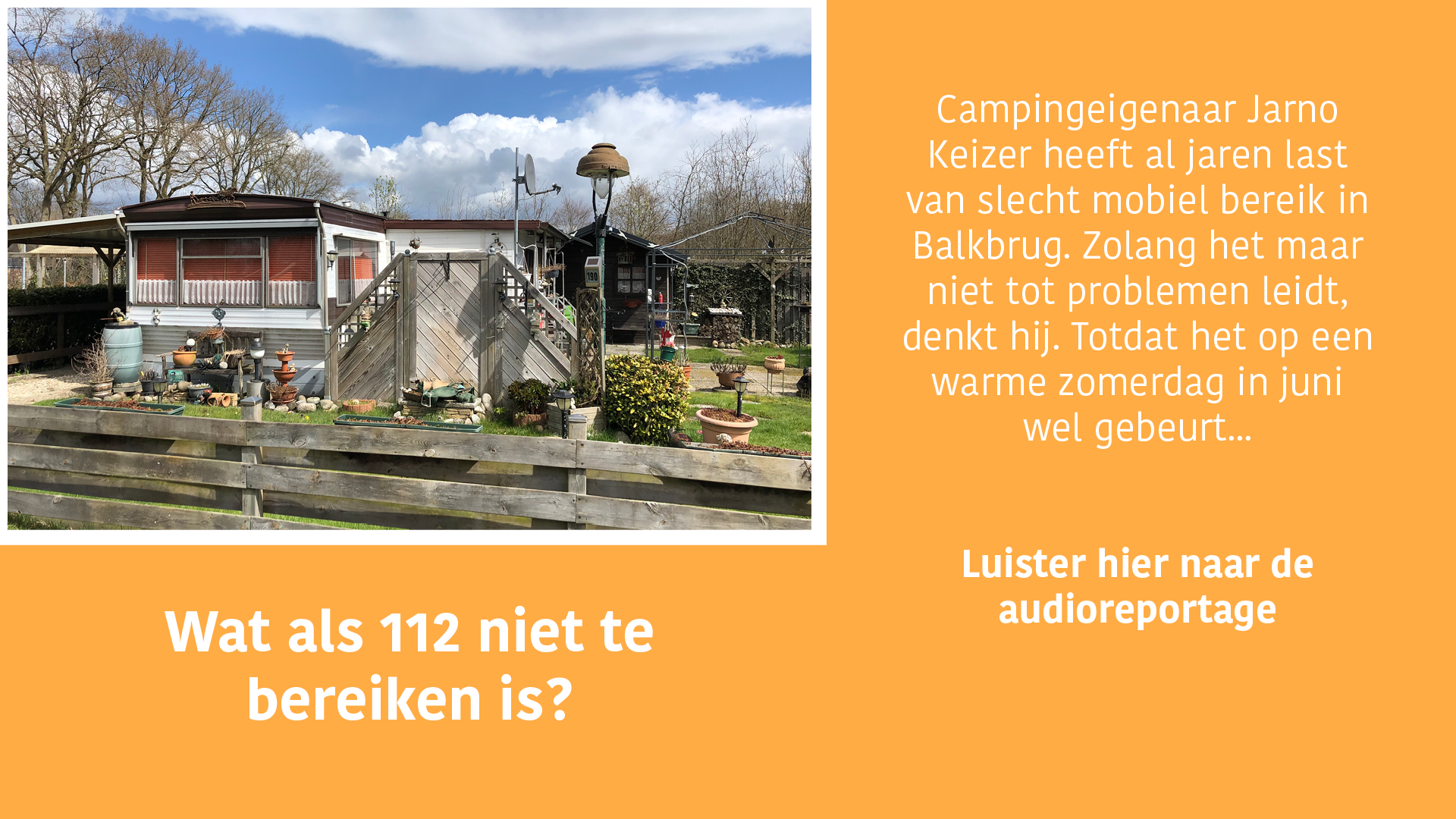 Wat als 112 slecht te bereiken is? – reportage