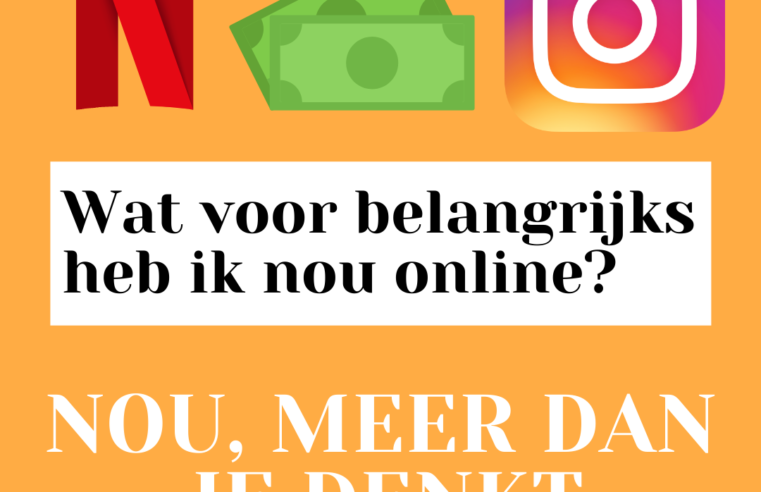 Maar ik heb helemaal niks waardevols online, toch?    