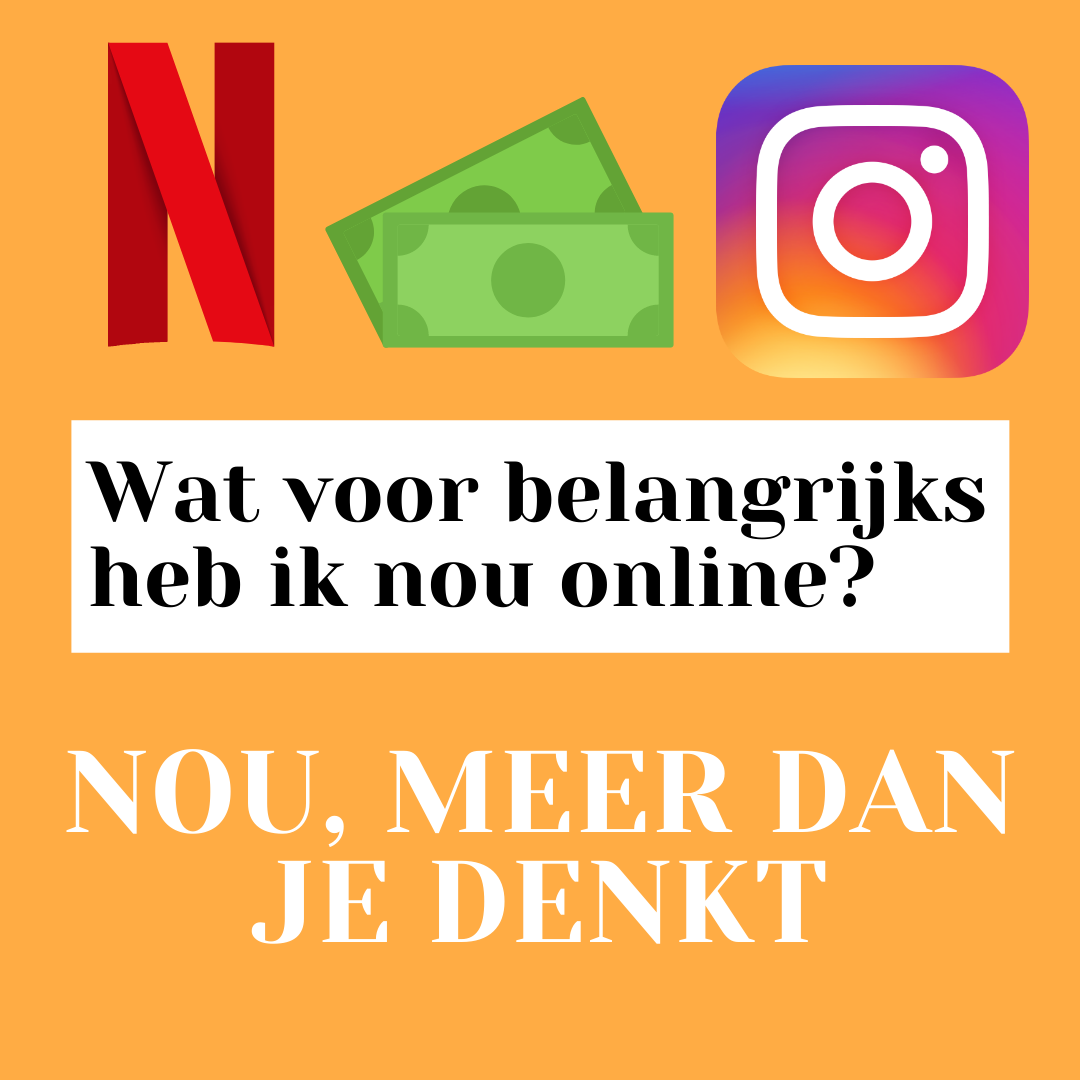 Maar ik heb helemaal niks waardevols online, toch?    